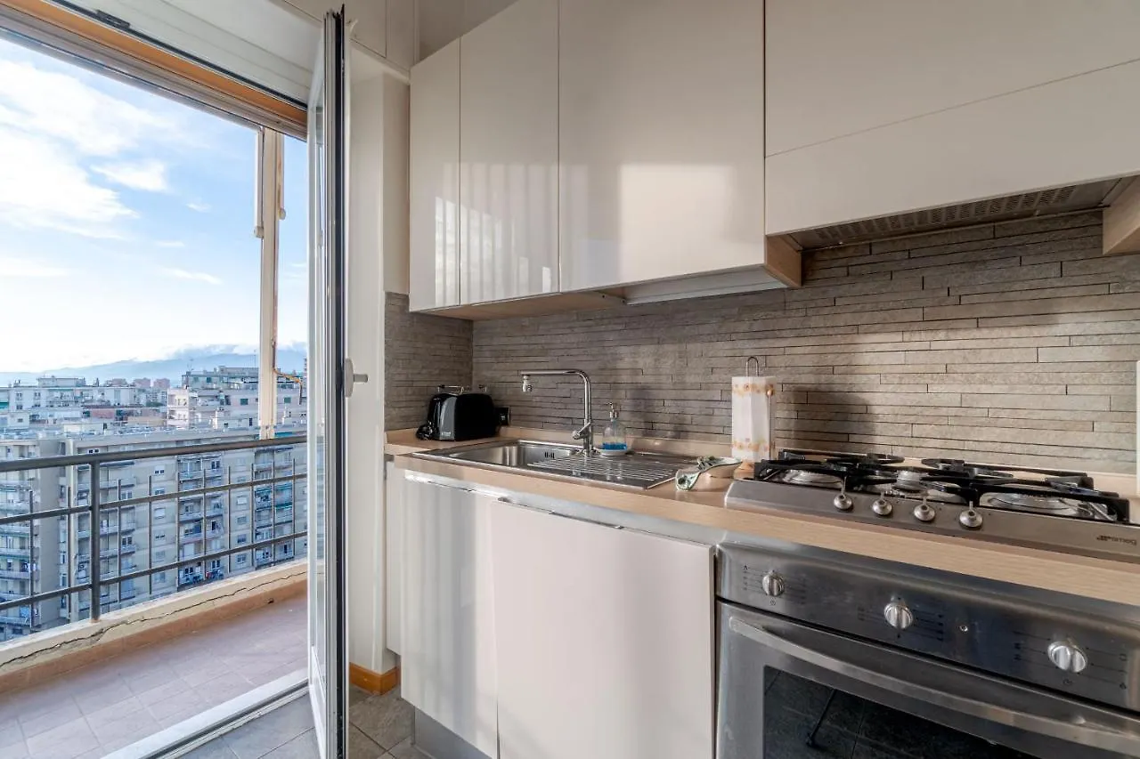 Lägenhet Cozy Apt X4 - Seaview & Balcony Genua