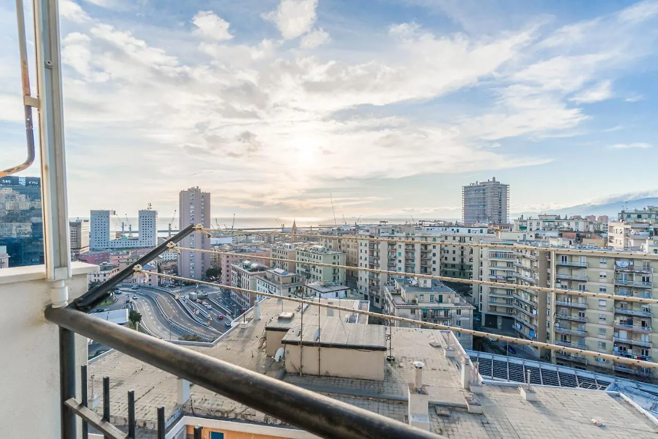 Cozy Apt X4 - Seaview & Balcony Genua Lägenhet