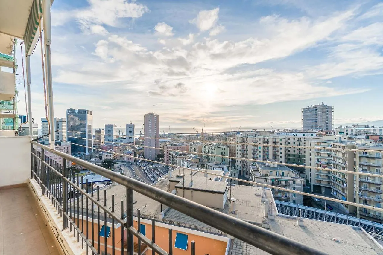 Appartamento Cozy Apt X4 - Seaview & Balcony Genova